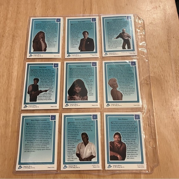 Vintage 1992 CMA Country Gold Sterling Trading Cards. - Picture 6 of 12